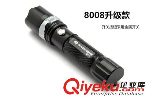 廠家批發 CREE Q5 XPE 進口燈珠 變焦強光手電筒 充電【8008單】原始圖片2