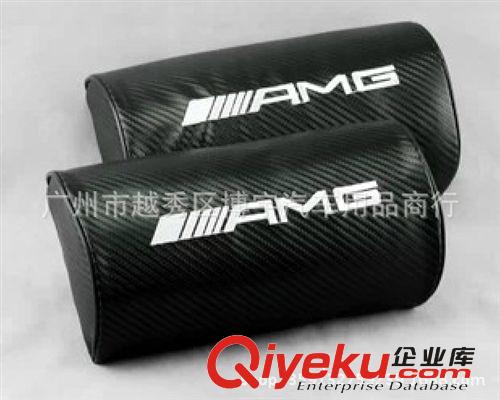 BENZ奔馳AMG頭枕 奔馳專用頭枕  碳纖頸枕 碳纖紋頭枕 汽車車用原始圖片3