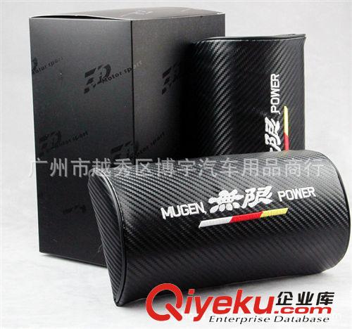 HONDA本田無限MUGEN POWER頭枕 車用碳纖維紋款頸枕 碳纖頭枕原始圖片2