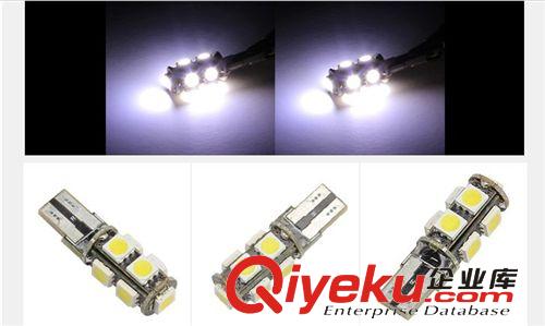 汽車LED canbus T10-9SMD 解碼防報(bào)警 示寬燈 牌照燈 車頂燈原始圖片3