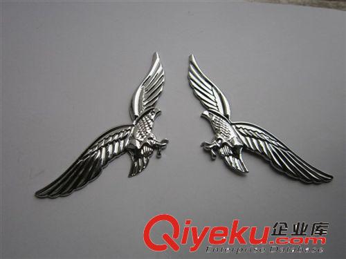 車身金屬貼、惡鷹、雙老鷹翅金屬貼、車標(biāo)車身裝飾貼、雄鷹展翅原始圖片3