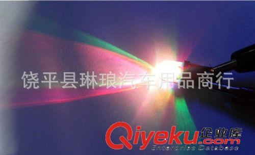 供應(yīng)T10七彩示寬燈 汽車T10 LED 圓頭凹頭7彩裝飾插泡 儀表燈原始圖片3