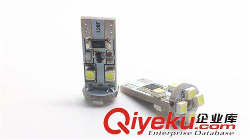 廠家直銷汽車T10-8SMD 1210 帶解碼 汽車示寬燈 儀表燈原始圖片2