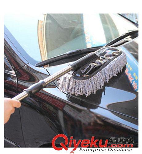 供應(yīng)汽車刷子 超纖維伸縮式汽車撣子 蠟拖 蠟把 汽車拖把原始圖片3