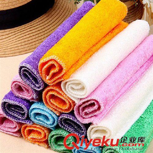 竹纖維洗碗巾 22.5*18cm 不沾油抹布 吸水雙層加厚去污百潔布104