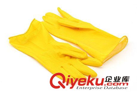 春誠百貨 舒適耐用型乳膠手套 家務清潔手套洗衣服手套4g原始圖片2