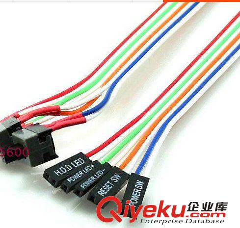 新 機(jī)箱開關(guān)線 POWER鍵 帶LED燈Z11原始圖片2