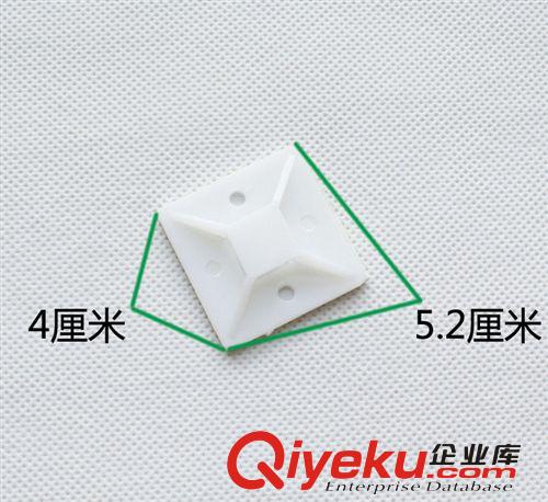 超大號(hào) 布線固定片 40x40mm 自粘式定位片扎帶固定座 帶膠吸盤R13原始圖片2