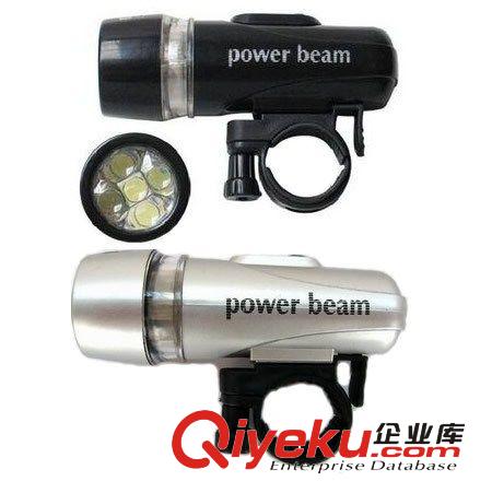 5LED手電筒帶燈架自行車(chē)前燈配件 強(qiáng)光手電 爆閃 山地車(chē)死飛車(chē)燈原始圖片3