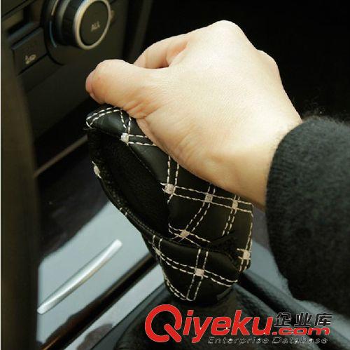 汽車手剎套 排檔套 手動擋檔位套 真皮擋套 換擋套 自動擋套把套原始圖片3