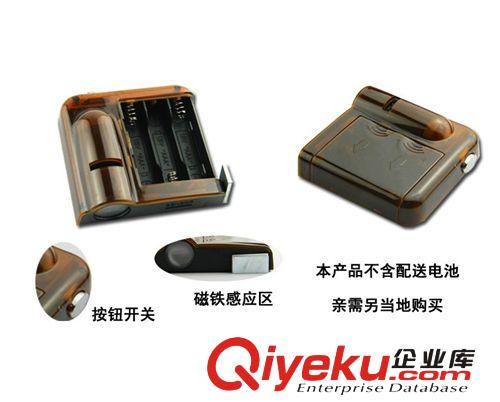 無線迎賓燈 感應 鐳射免接線免打孔改裝照地投影燈 一對價格原始圖片3