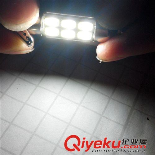 5630-6SMD 42MM 高亮LED閱讀燈雙尖車頂燈帶鋁件散熱原始圖片3