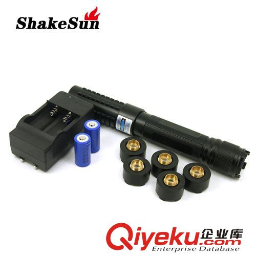 新款 015大功率2w藍光激光手電 點煙激光筆 打鳥打獵專用瞄準手電原始圖片3
