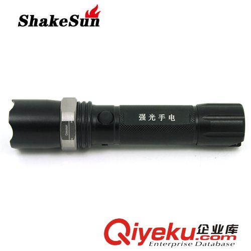 廠家直銷 LED XPE鋁合金強(qiáng)光手電 機(jī)械變焦帶安全錘強(qiáng)光手電原始圖片2