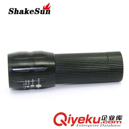 直筒型鋁合金強光小手電 伸縮調焦 迷你小拉管手電筒 使用3節7號原始圖片2