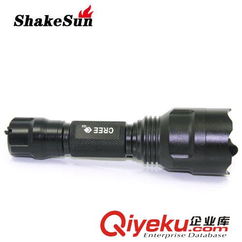 廠家批發(fā) zpC8戶外LED鋁合金手電 Q5強(qiáng)光手電筒 充電手電筒原始圖片3