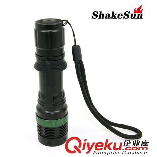 廠家直銷 旋轉變焦 LED三檔鋁合金強光手電筒 戶外實用照明手電原始圖片3