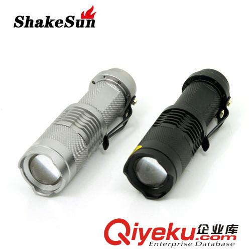 廠(chǎng)家直銷(xiāo) LED迷你鋁合金強(qiáng)光充電手電筒 可伸縮變焦小手電筒原始圖片2
