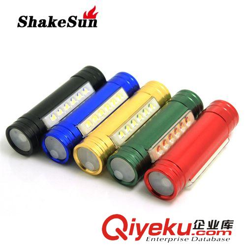 廠家直銷(xiāo) 手機(jī)充電寶/移動(dòng)電源照明電筒 LED強(qiáng)光6燈芯鋁合金頭燈原始圖片2