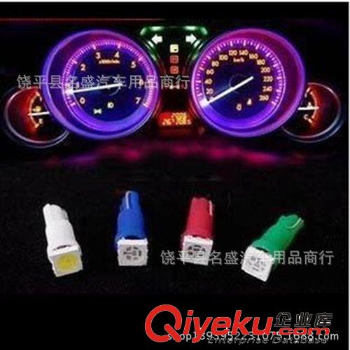 廠家直銷 汽車燈 T10帶解碼 6SMD LED示寬燈 儀表燈門燈t10示寬燈