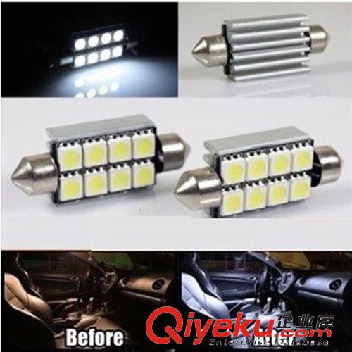 汽車31mm雙尖-5050 4SMD/閱讀燈/牌照燈/地圖燈/車頂燈/汽車LED