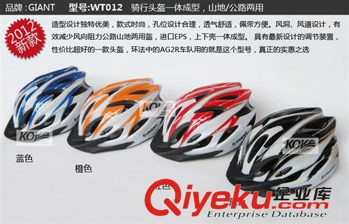 捷安特頭盔 騎行頭盔 死飛山地自行車一體成型頭盔 GIANT騎行裝備原始圖片3