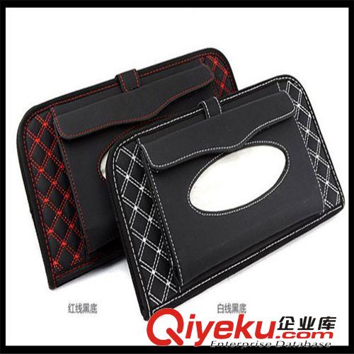 汽車用品 韓國(guó)WIN紅酒三合一CD夾紙巾抽 遮陽(yáng)板紙巾盒原始圖片3
