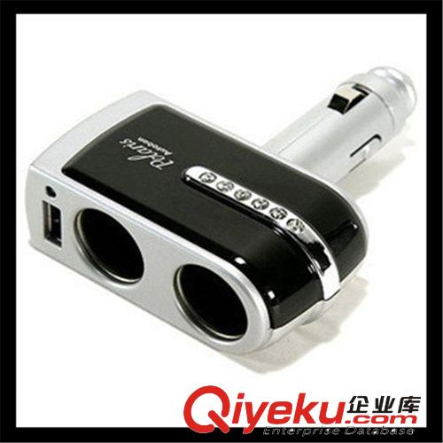 直銷 {wn}車載手機充電器 杯型汽車點煙器 一拖二 一分二 雙USB