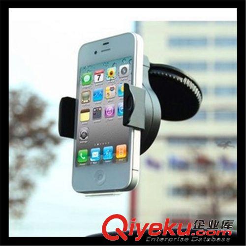 迷你手機架雙360°旋轉車用手機座iphone車載手機支架 汽車用品原始圖片2