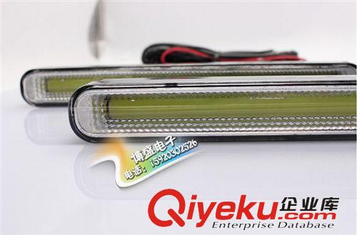 {zx1}款汽車LED日行燈超高亮防水COB大功率通用型改裝日間行車燈原始圖片2