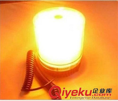 黃色 貨車汽車爆閃燈12V 24V圓形LED停車牌 警示燈工程車 吸頂燈原始圖片3