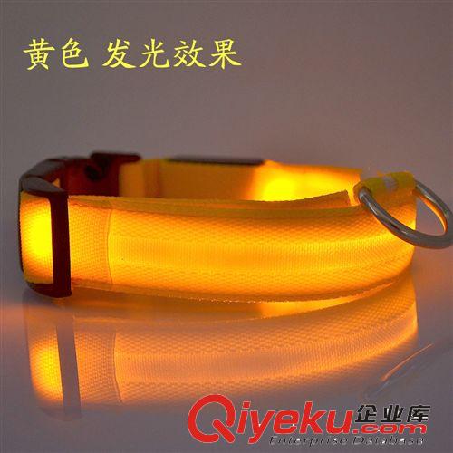 LED發光閃光 寵物用品豹紋發光項圈 斑點紋路熒光狗項圈廠家直銷