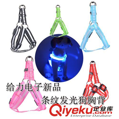 廠家tj供應寵物七彩胸背帶 牽引繩 七彩牽引繩胸背帶 寵物用品原始圖片2