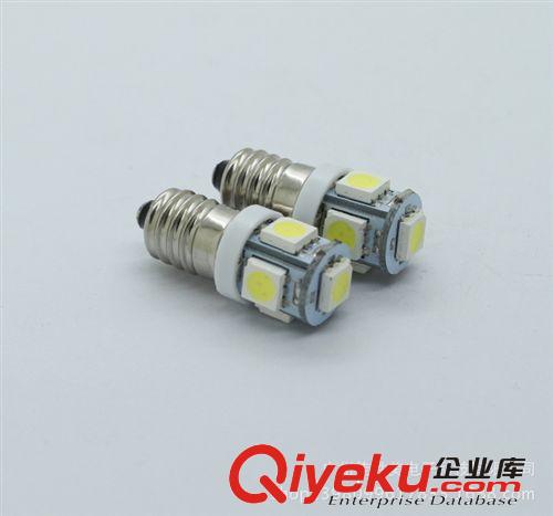 LED E10螺旋口5顆5050貼片LED螺口燈機器儀表指示燈車床警示燈原始圖片2