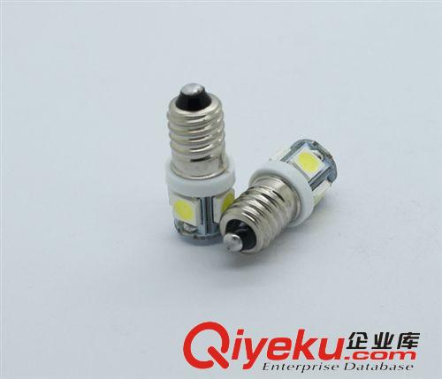 LED E10螺旋口5顆5050貼片LED螺口燈機器儀表指示燈車床警示燈原始圖片3