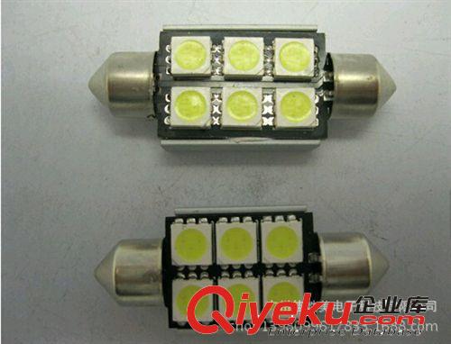 廠家直銷(xiāo) 解碼LED36MM 6SMD 5050車(chē)廂閱讀燈.牌照燈.雙尖頂棚燈