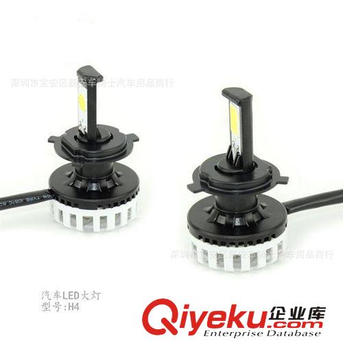 【H4 LED汽車前大燈】led汽車大燈 汽車led cob超亮車燈
