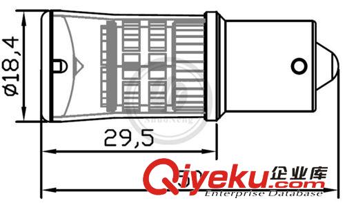 1156LED流氓倒車燈 寬壓防干擾飛利浦高亮芯片出口日本 廠家直供原始圖片3