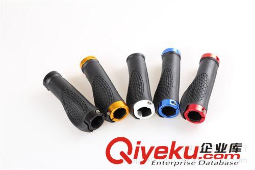 廠家直銷人體工學自行車把套 多色橡膠把套配件單車硅膠鎖死把套原始圖片2