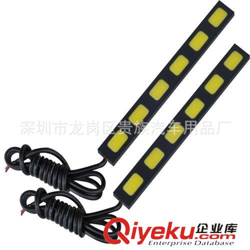 超薄防水汽車改裝日行燈高亮COB5燈功率日間行車燈 通用日行燈