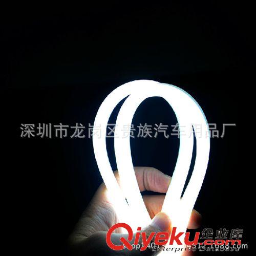 批發汽車LED前大燈改裝 氛圍燈 硅膠導光條 淚眼燈 眉燈 45CM長