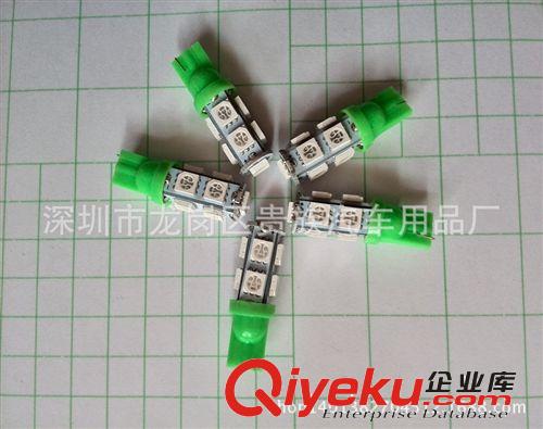 廠家直銷(xiāo) 汽車(chē)改裝 儀表燈 示寬燈 LED車(chē)燈 T10-5050-9SMD 熱賣(mài)原始圖片2