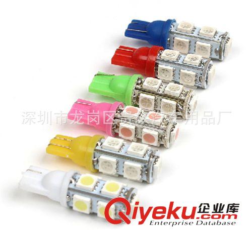廠家直銷(xiāo) 汽車(chē)改裝 儀表燈 示寬燈 LED車(chē)燈 T10-5050-9SMD 熱賣(mài)原始圖片3