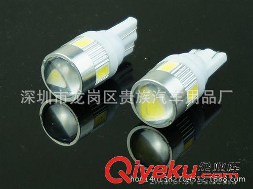 新款 T10-6SMD-5630 汽車改裝LED示寬燈 牌照燈 閱讀燈 T10示寬燈原始圖片3