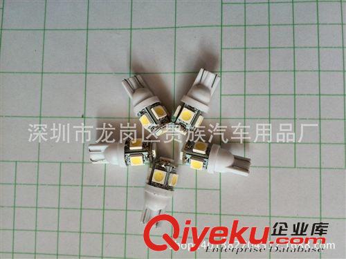 廠家直銷 汽車改裝 儀表燈 示寬燈 LED車燈 T10-5050-5SMD 熱賣原始圖片2