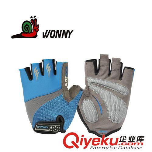 wonny 蝸牛騎行山地車手套 減震透氣手套ZX-039 自行車半指手套原始圖片3
