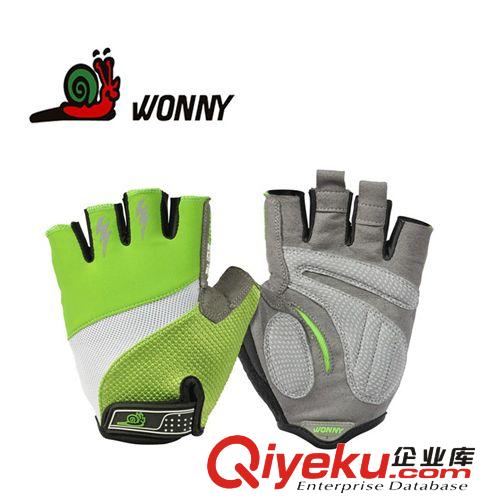wonny 蝸牛騎行山地車手套 減震透氣手套ZX-039 自行車半指手套原始圖片2
