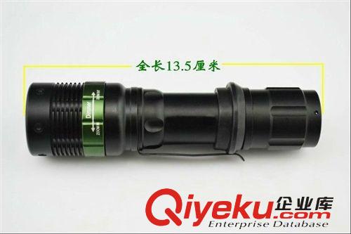 CREE Q5 調光迷你強光手電筒 兩用電源 伸縮變焦 工廠直銷批發原始圖片3