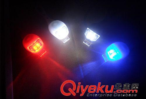 夜驢騎青蛙燈 警示燈 自行車車燈尾燈 單車前燈 單色 一只價30g原始圖片2