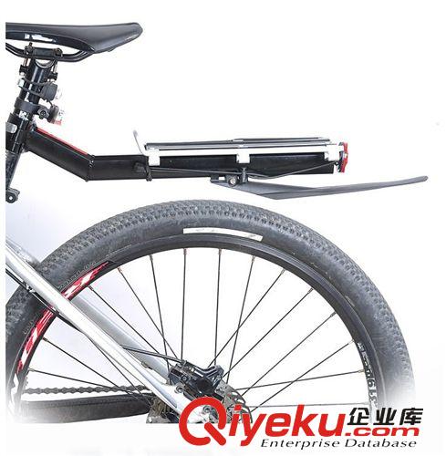 快拆H18貨架山地車自行車后貨架座桿貨架騎行裝備帶捆綁繩帶泥板原始圖片2
